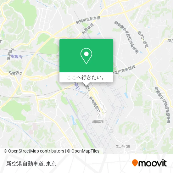 新空港自動車道地図