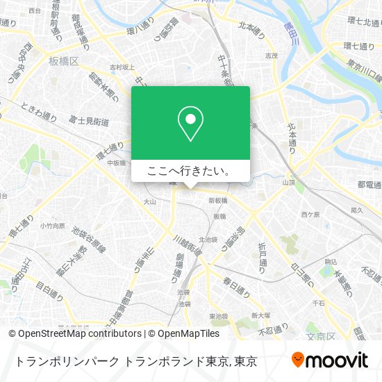 トランポリンパーク トランポランド東京地図