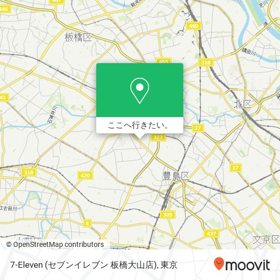 7-Eleven (セブンイレブン 板橋大山店)地図