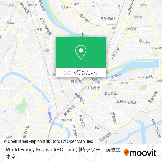 World Family English ABC Club 川崎ラゾーナ前教室地図