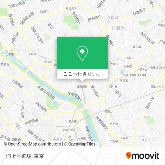 浦上弓道場地図
