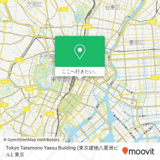 Tokyo Tatemono Yaesu Building (東京建物八重洲ビル)地図