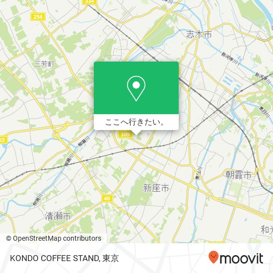 KONDO COFFEE STAND地図