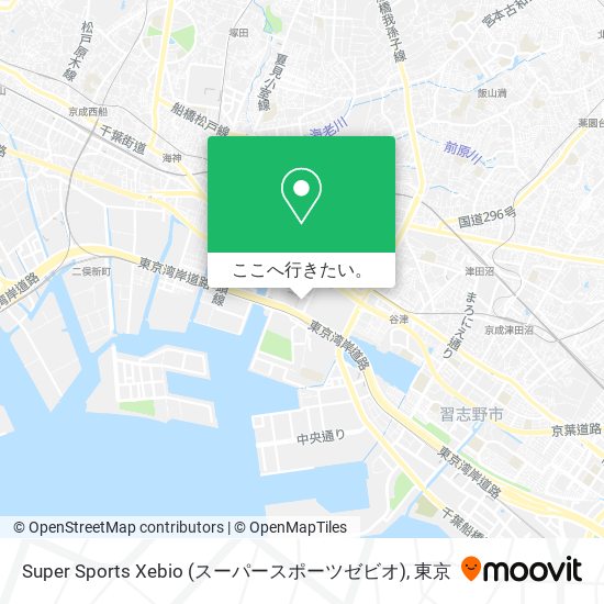 Super Sports Xebio (スーパースポーツゼビオ)地図