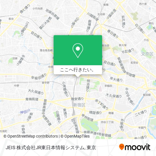 JEIS 株式会社JR東日本情報システム地図