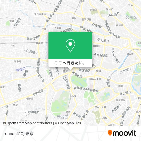 canal 4°C地図