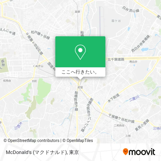 McDonald's (マクドナルド)地図