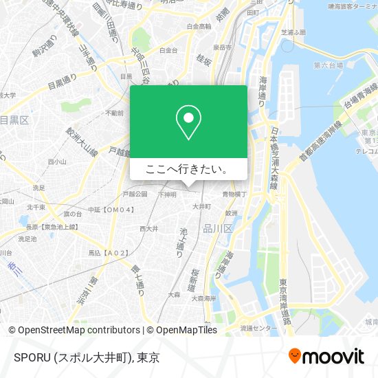 SPORU (スポル大井町)地図