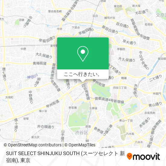 SUIT SELECT SHINJUKU SOUTH (スーツセレクト 新宿南)地図