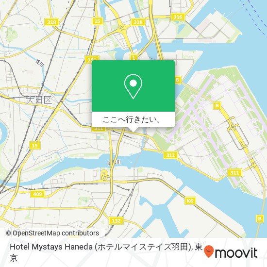 Hotel Mystays Haneda (ホテルマイステイズ羽田)地図