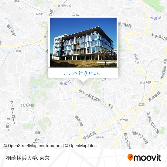 桐蔭横浜大学地図