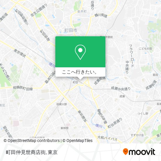 町田仲見世商店街地図