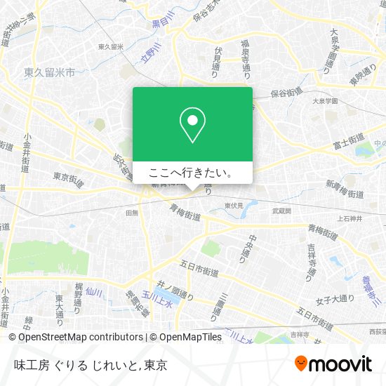 味工房 ぐりる じれいと地図