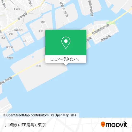 川崎港 (JFE扇島)地図