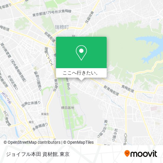ジョイフル本田 資材館地図