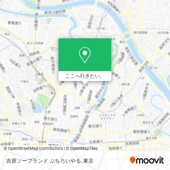 吉原ソープランド ぷちろいやる地図