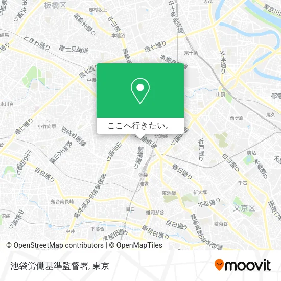 池袋労働基準監督署地図