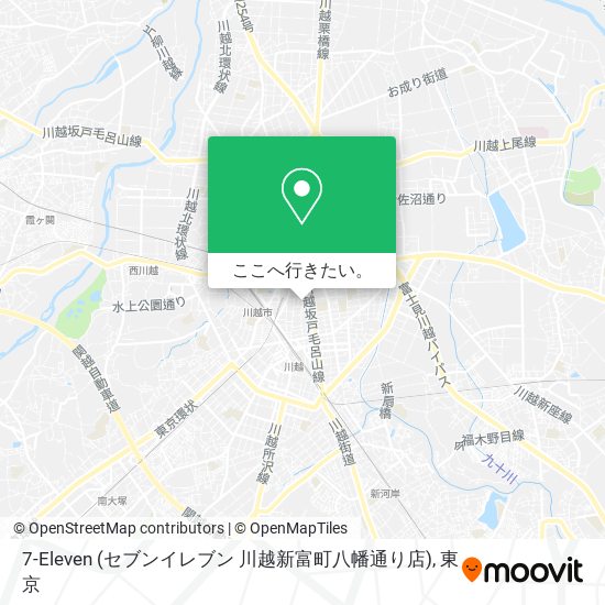 7-Eleven (セブンイレブン 川越新富町八幡通り店)地図