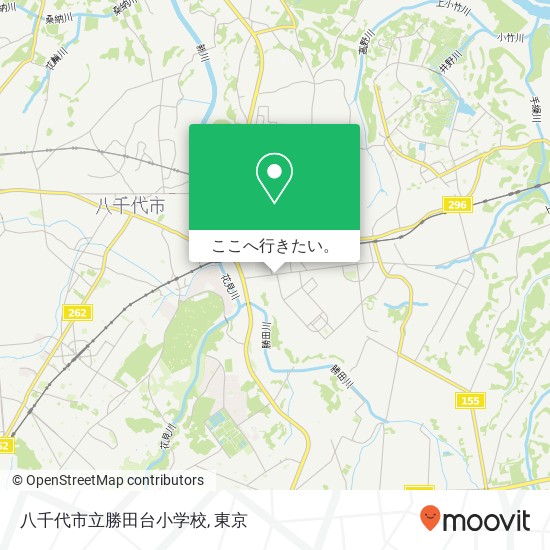 八千代市立勝田台小学校地図