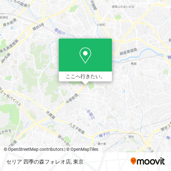 セリア 四季の森フォレオ店地図