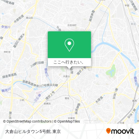 大倉山ヒルタウン5号館地図