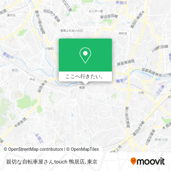 親切な自転車屋さんtouch 鴨居店地図