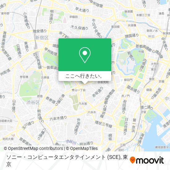 ソニー・コンピュータエンタテインメント (SCE)地図