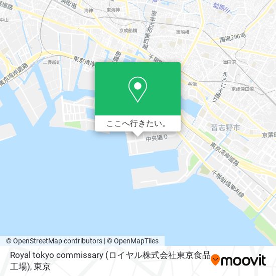 Royal tokyo commissary (ロイヤル株式会社東京食品工場)地図