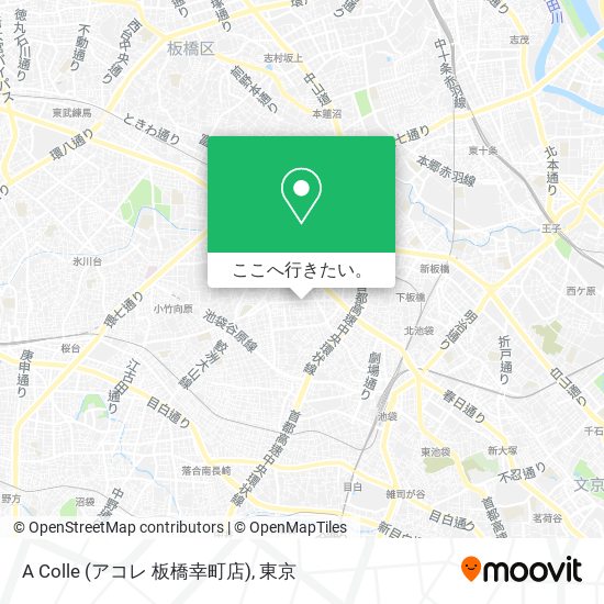 A Colle (アコレ 板橋幸町店)地図