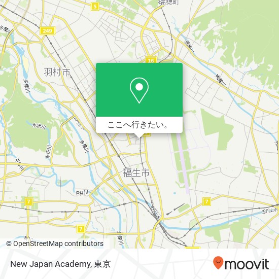 New Japan Academy地図