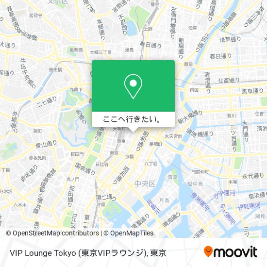 VIP Lounge Tokyo (東京VIPラウンジ)地図
