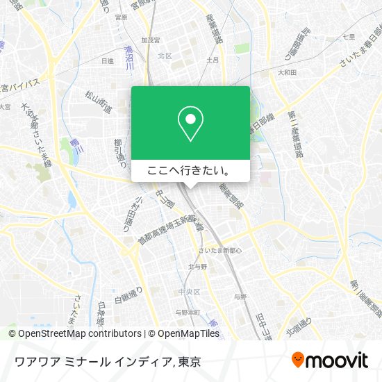 ワアワア ミナール インディア地図