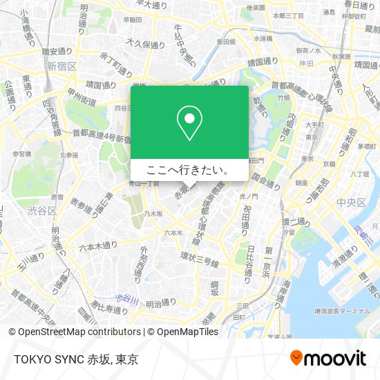 TOKYO SYNC 赤坂地図