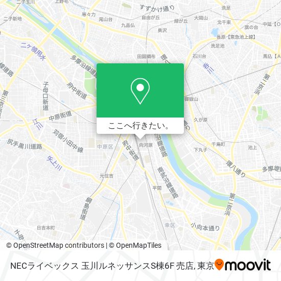 NECライベックス 玉川ルネッサンスS棟6F 売店地図