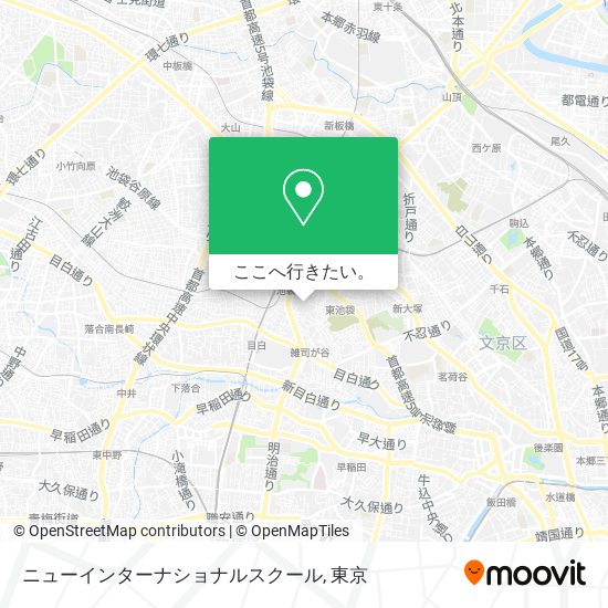 ニューインターナショナルスクール地図