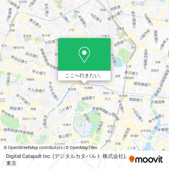 Digital Catapult Inc. (デジタルカタパルト 株式会社)地図
