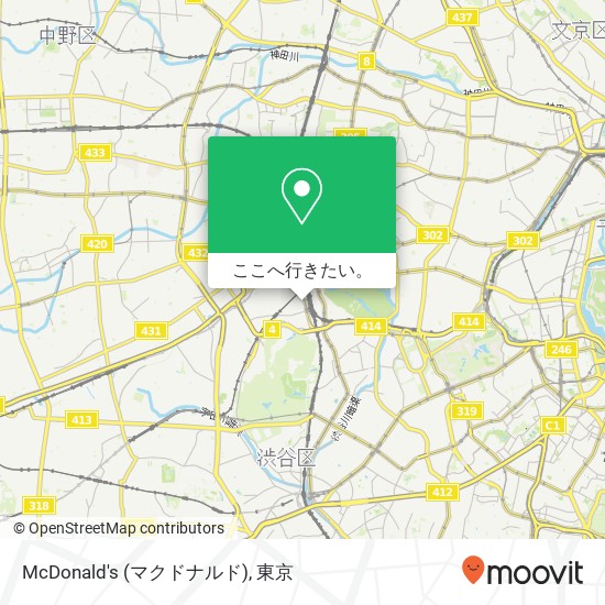 McDonald's (マクドナルド)地図