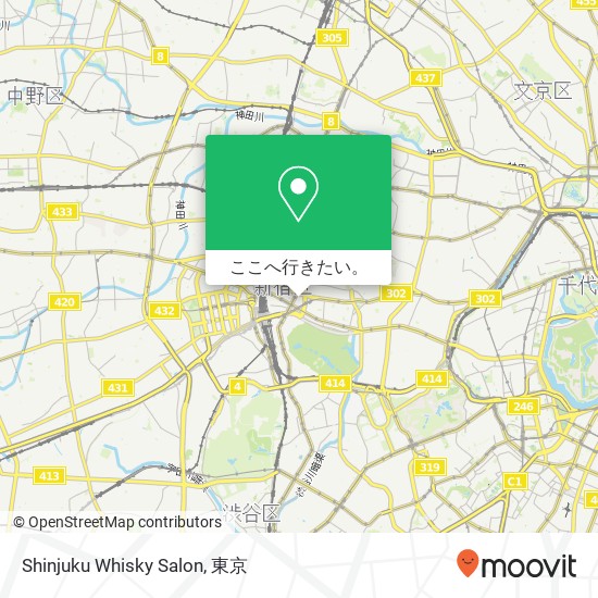 Shinjuku Whisky Salon地図