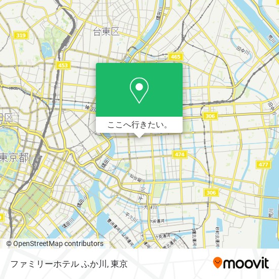ファミリーホテル ふか川地図