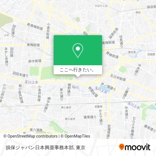 損保ジャパン日本興亜事務本部地図