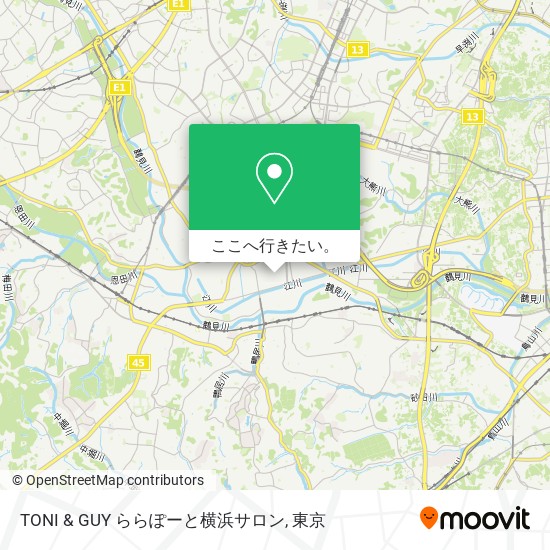 TONI & GUY ららぽーと横浜サロン地図