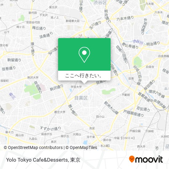 Yolo Tokyo Cafe&Desserts地図