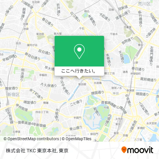 株式会社 TKC 東京本社地図