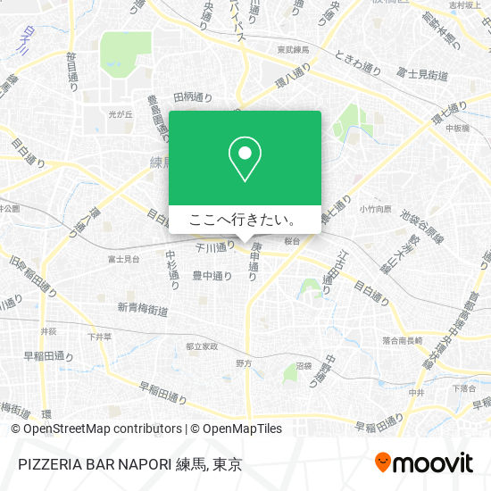 PIZZERIA BAR NAPORI 練馬地図