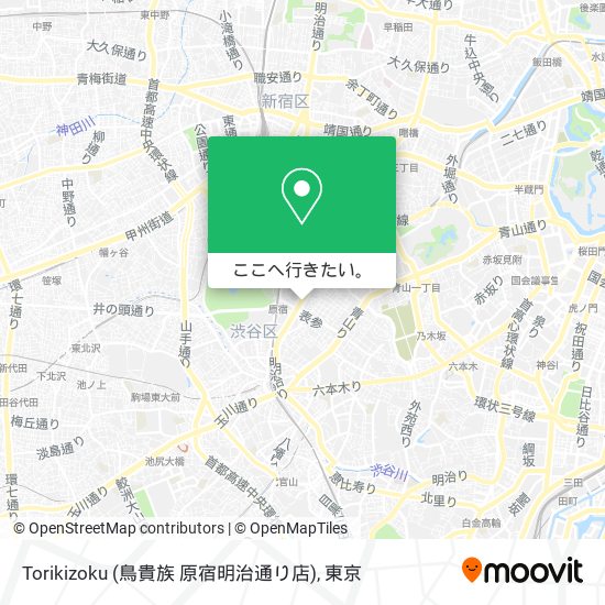 Torikizoku (鳥貴族 原宿明治通り店)地図