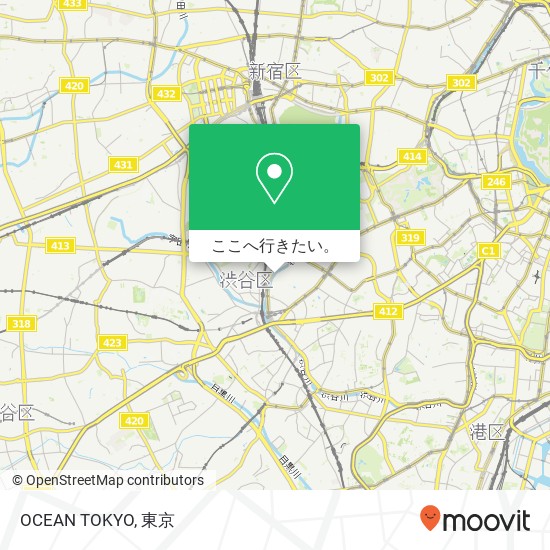 OCEAN TOKYO地図