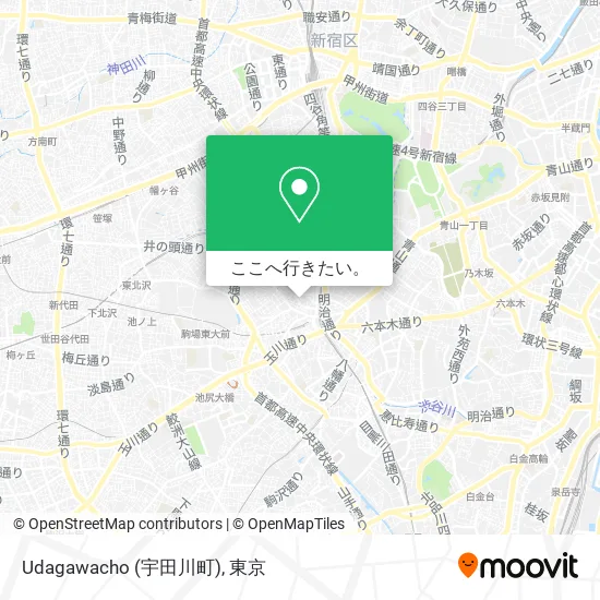 Udagawacho (宇田川町)地図