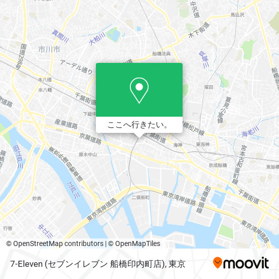7-Eleven (セブンイレブン 船橋印内町店)地図