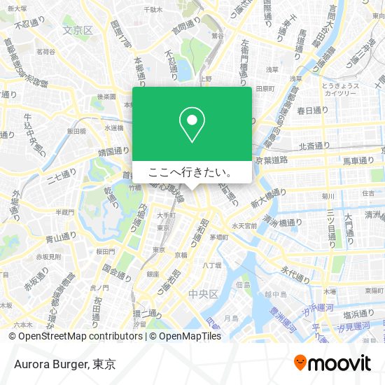 Aurora Burger地図