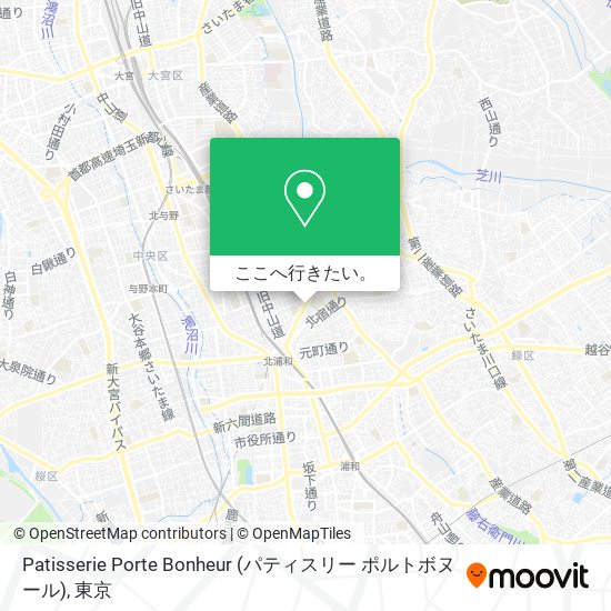 Patisserie Porte Bonheur (パティスリー ポルトボヌール)地図